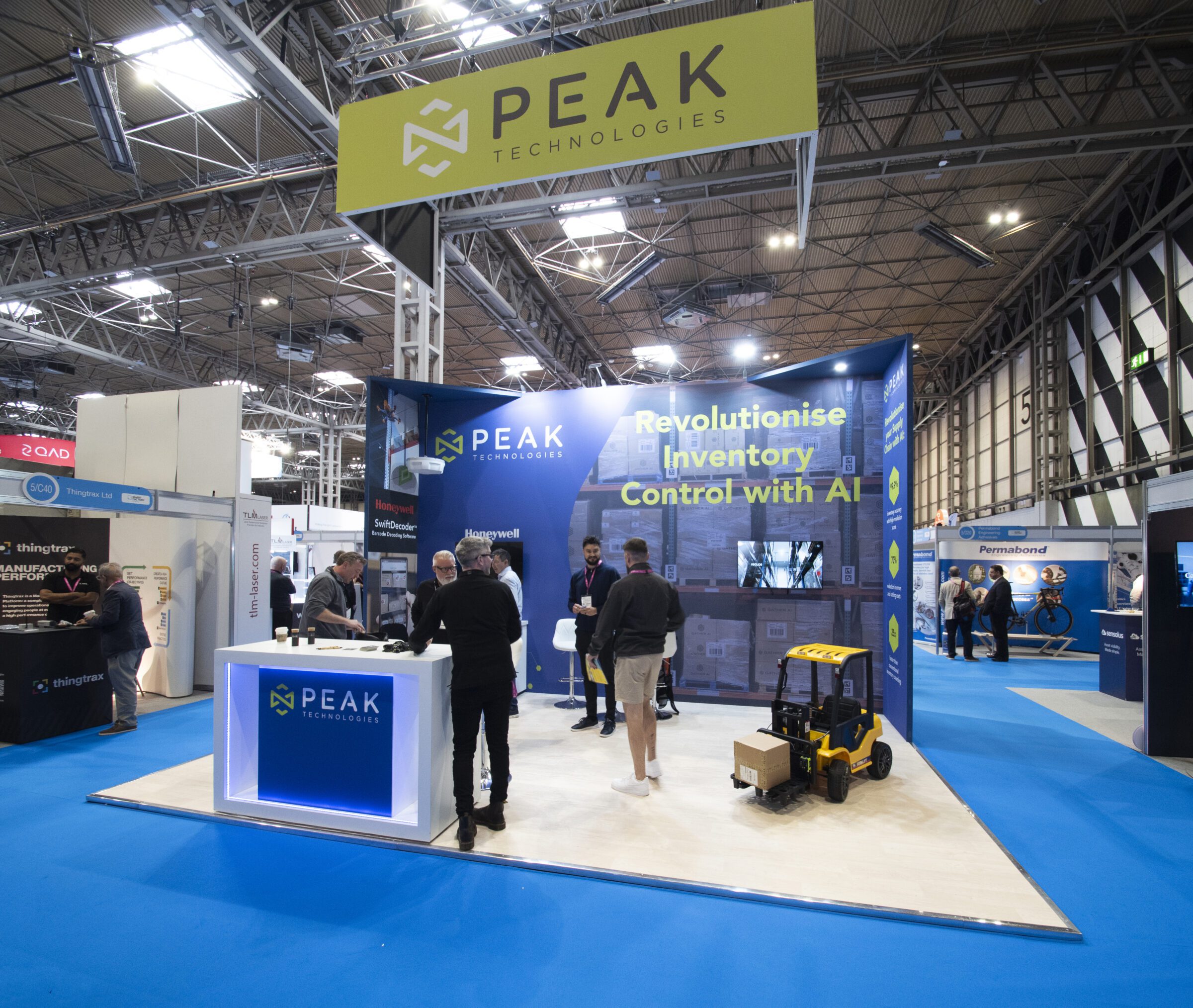 Peak Technologies Bespoke Stand Design 1